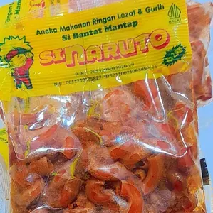 Sinaruto Makaroni Cikruh makaroni bantet (1 pcs) Keripik Cemilan