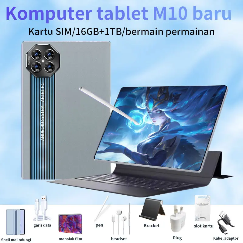 The new tablet computer of 2025 is very cost-effective. The student tablet has a large battery life and dual SIM cards with 5G signal and large memory 0