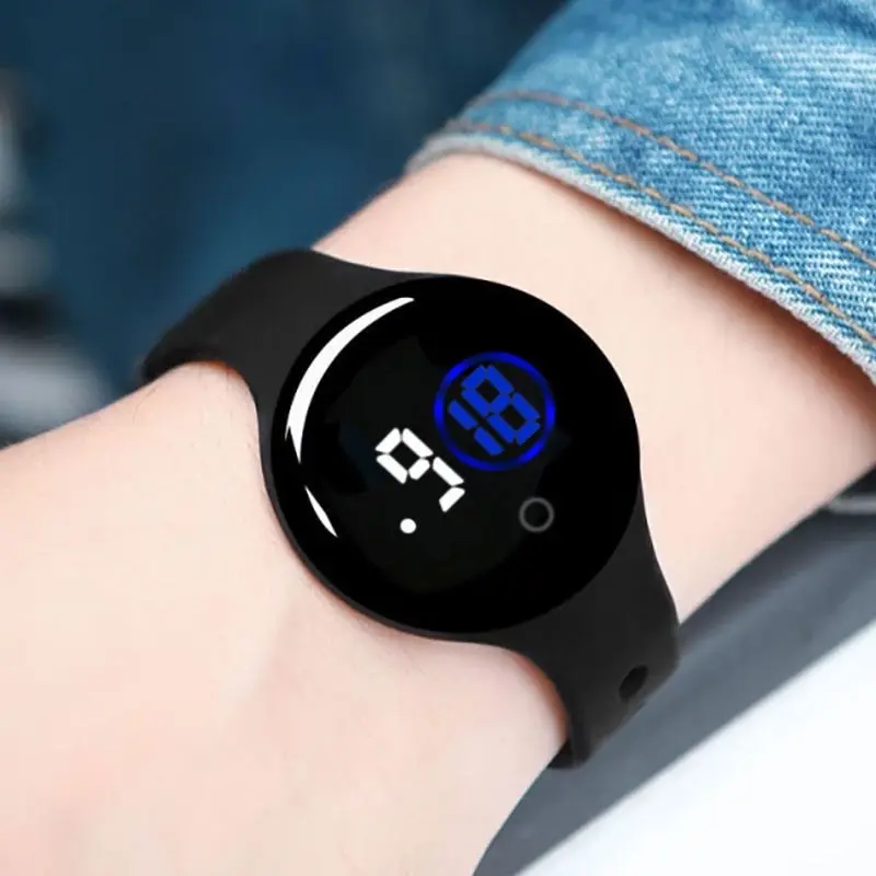 Đồng Hồ Kỹ Thuật Số LED Unisex, Nhiều Màu Sắc, Không Thấm Nước, Thể Thao, Jam Tangan, Mới