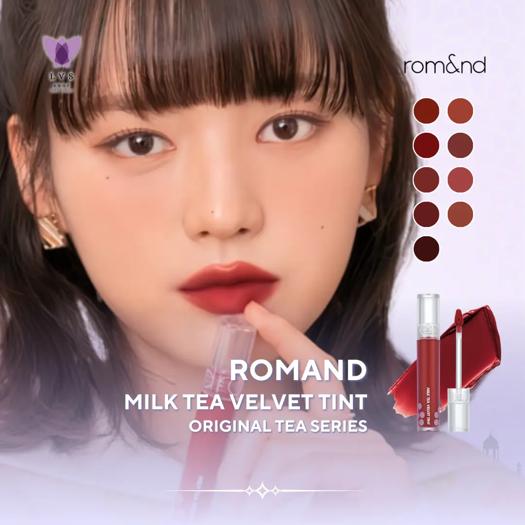 ROMAND Milk Tea Velvet Tint (4 Colors) + Afternoon Tea Edition (5 Colors)