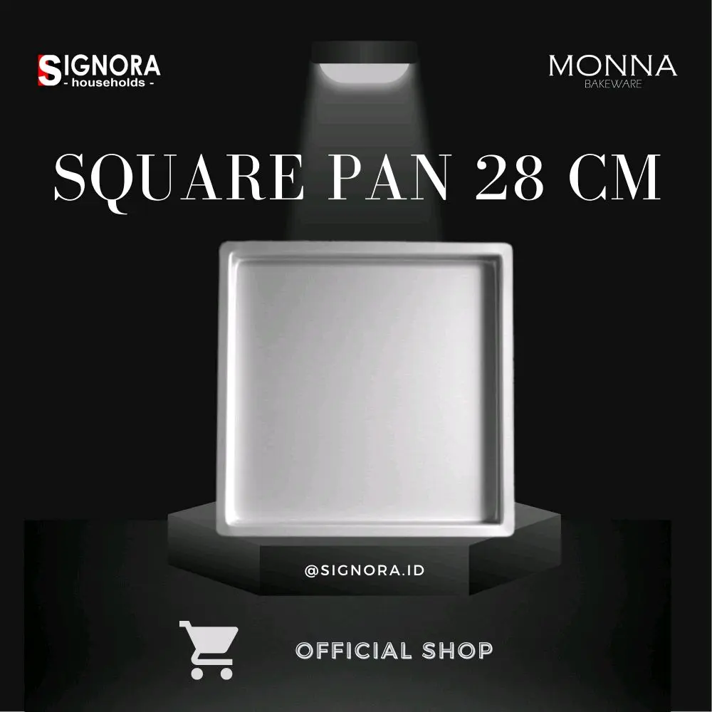 SQUARE PAN 28 CM MONNA BAKEWARE