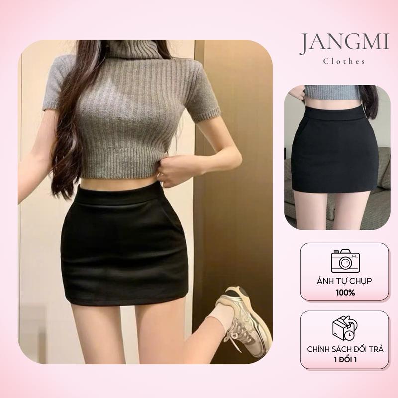 CV01 - Chân váy chữ A dáng ngắn ôm body tôn vòng ba có túi