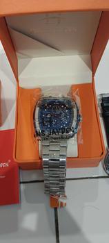 Product Review of DISKON jam tangan  !! Evans Jayden Jam Tangan Pria 9554-1 Rantai Stainless Steel Kaca Sapphire Chronograph Water Resistant 5ATM Air Bahan Watches Waterproof from b**🚒 3