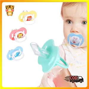 Empeng Dot Bayi silicon Dot Bayi datar Kompeng Bayi Food Grade Soother Baby Pacifier C27-28