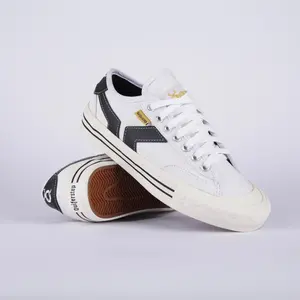 Shoes sneakers Quiferstep orgenzi white black pria wanita original sepatu putih hitam kanvas kasual sneaker putih remaja cowok cewek