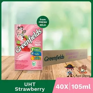 Greenfields UHT Strawberry 105 mL x 1 Karton