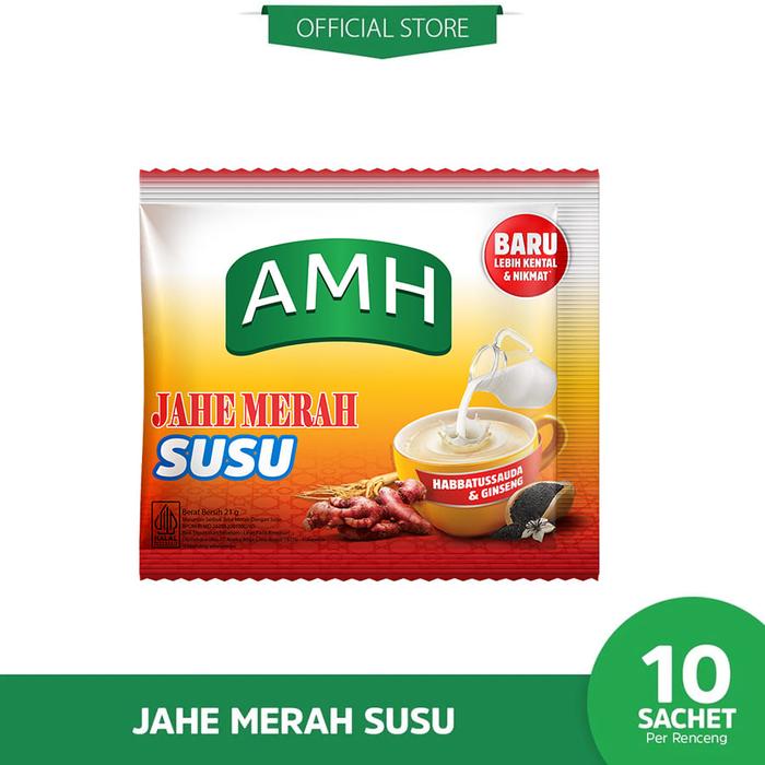 Gambar AMH Jahe Merah Susu 1 Rcg ( 10 Sachet ) dari AMH Official Shop Kota Administrasi Jakarta Barat Tokopedia