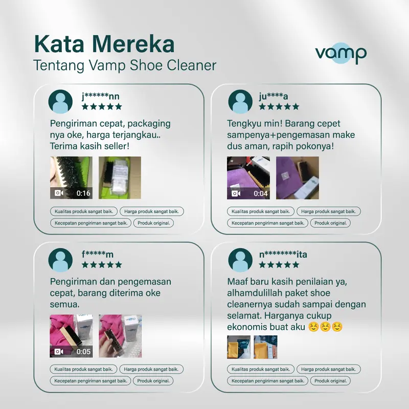 Vamp Shoe Cleaner 1 Liter | Pembersih Sepatu Sabun Cuci Sneakers Vamp Shoe Care 5