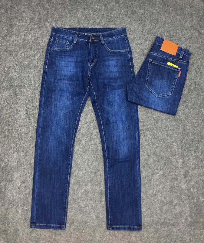 Quần Jean Nam Cao Cấp XANH ĐẬM TRƠN - HC 02 Menswear Pants Có Túi