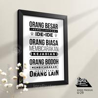 Gambar Orang Besar - Hiasan Dinding Poster Motivasi Ruang Kerja & Pigura A4 dari Iqra Poster Kota Bandung 1 Tokopedia