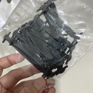 1ST Tali Sepatu Karet Silikon Elastis Lazy Lace Shoelaces Silicone R1321