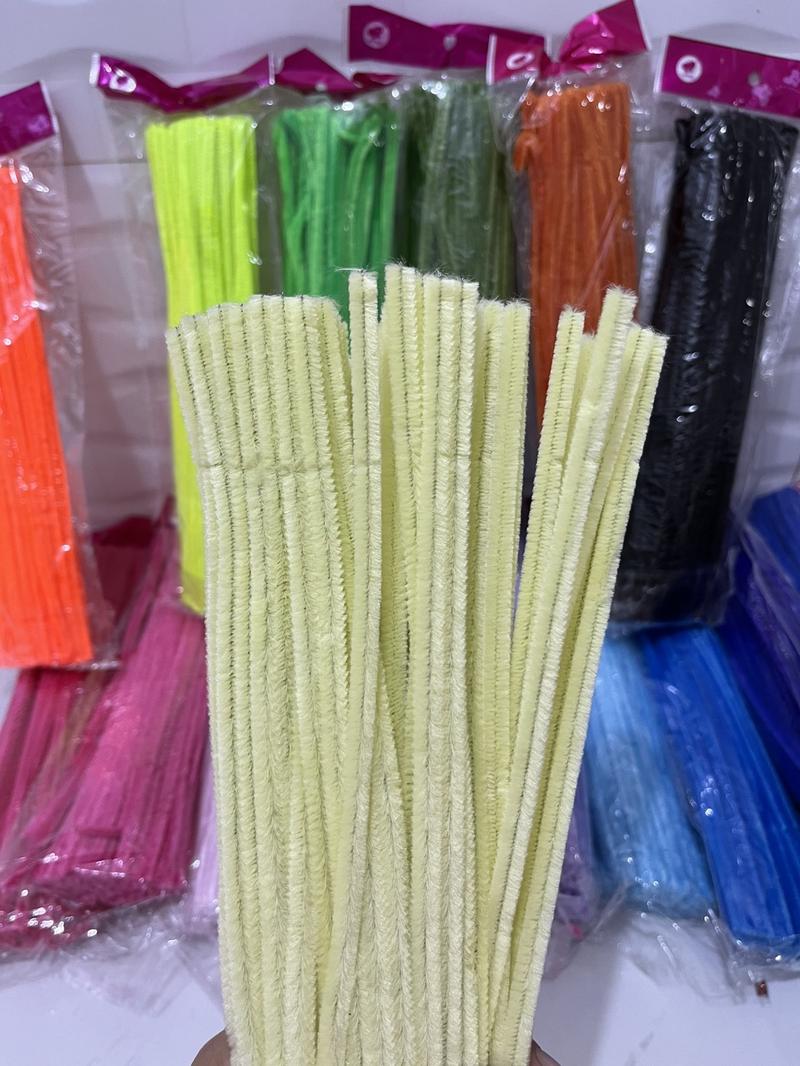 Product Introduction of BULU MERCY KAWAT BULU BUNGA warna warni 1pack isi 100 pcs Kerajinan art n craft panjang 30cm 11