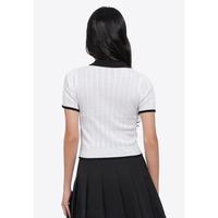 Gambar COLORBOX Tied Collar Knit Polo Top I-TSGKEY225I625-MULTICOLOR - MULTICOLOR, M dari Colorbox Indonesia Kota Bekasi 5 Tokopedia