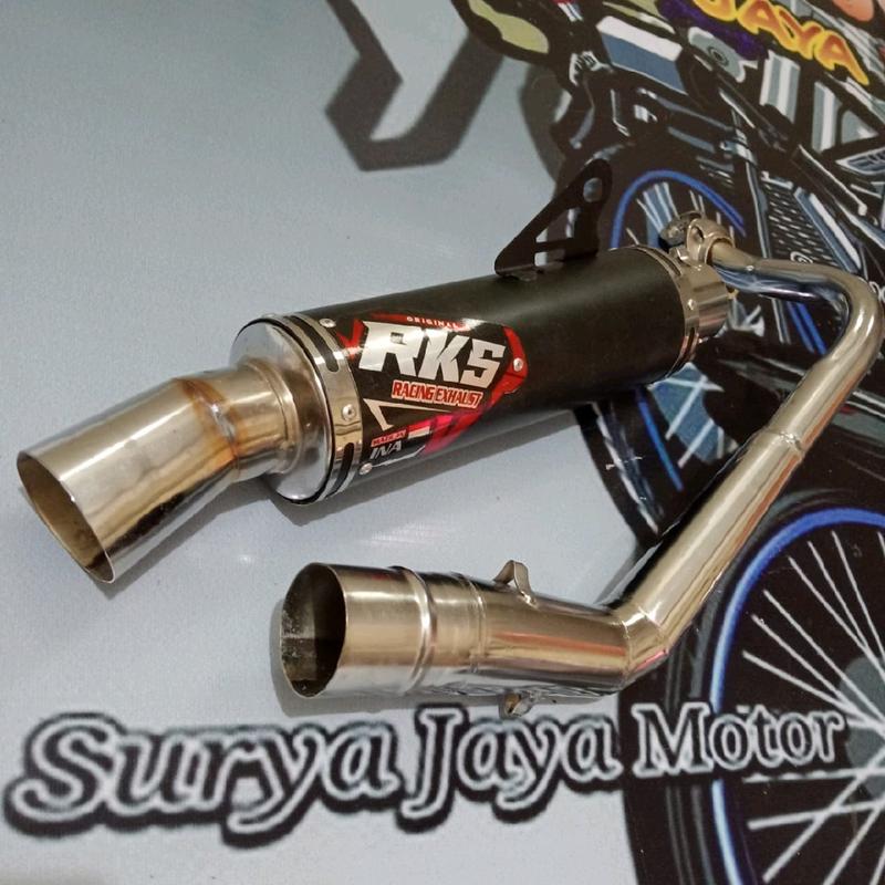 Knalpot Draco samlong BEAT(Deluxe,esp,fi,karbu,street,pop,new),Scoopy fi/new,Scoopy karbu,Vario 110fi/led,Spacy,Genio,spin,nex Motor Besi 1