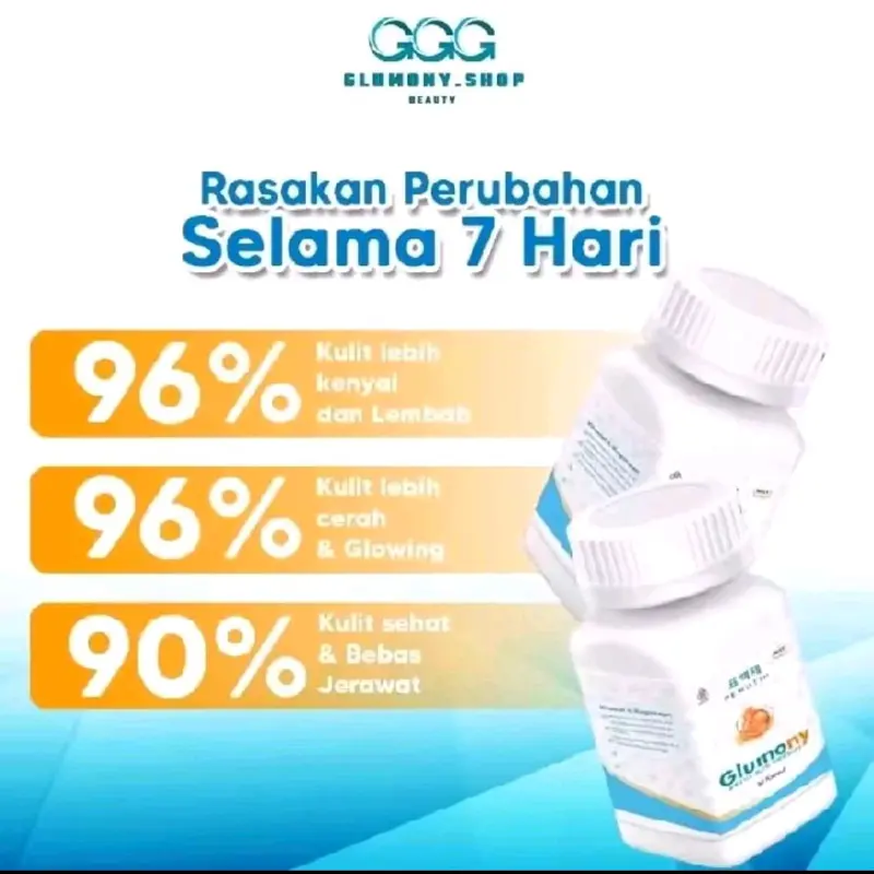 (per10capsul) Glumony Extra 10x Pencerah Memutihkan (Original) 4