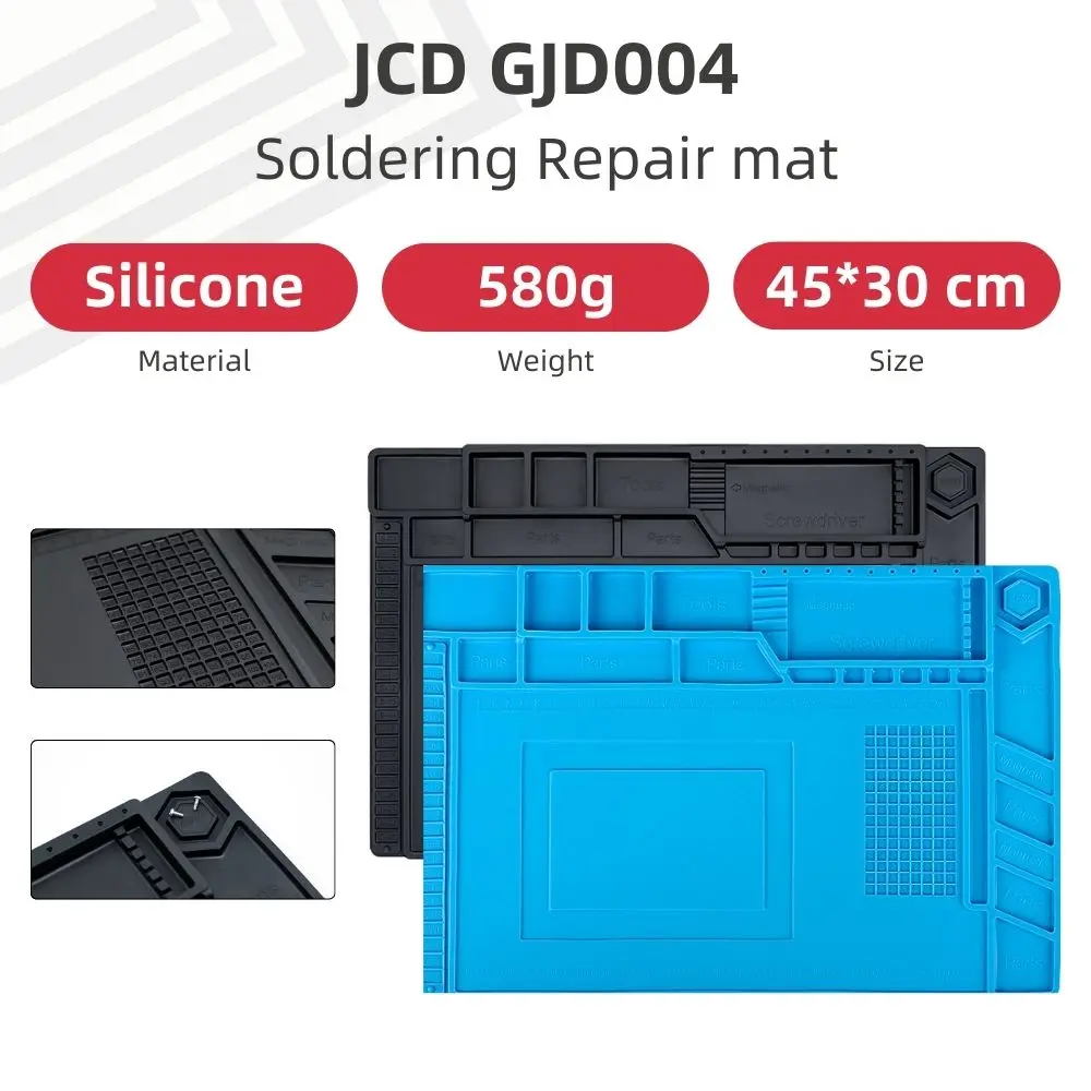 Soldering Mat ESD Antistatic Heat Resistant Insulation Work Mat Soldering Station Kit Silicone Repair Pad