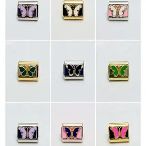 Symamu - Italian Bracelet Reguler Butterfly Edition Gelang Titanium Anti Karat