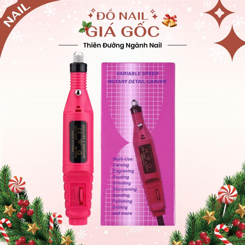  Máy mài móng mini - Máy mài nail cầm tay cho học viên làm cá nhân  Bảo hành 1 tháng  