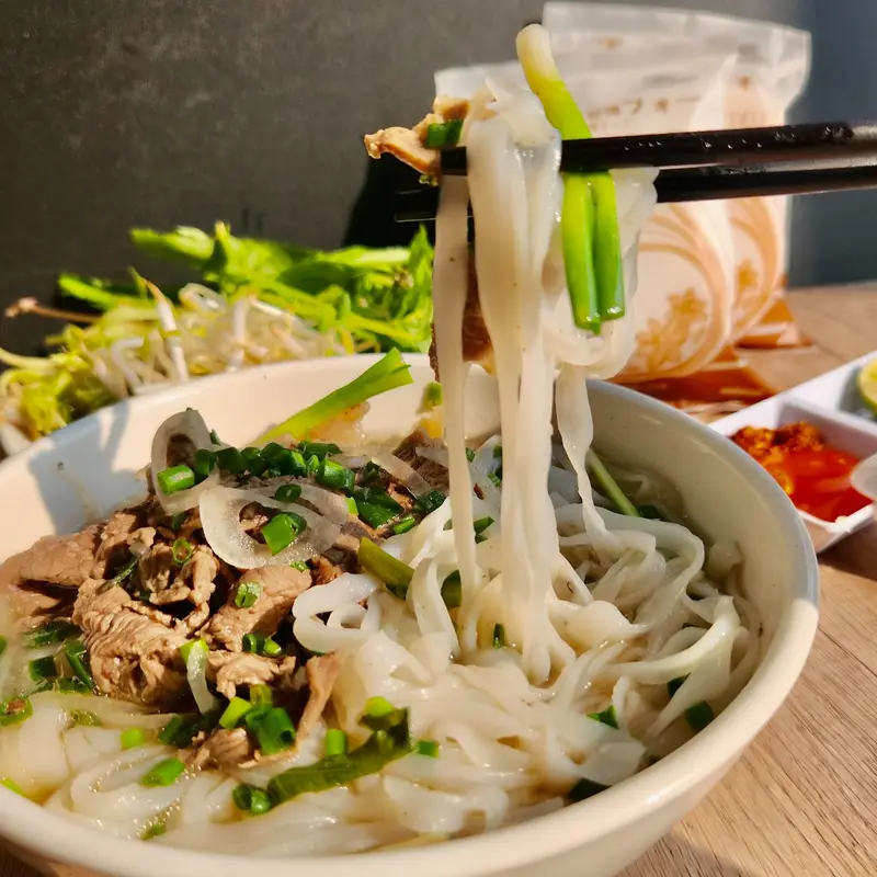[Bún/Bún Bò/Phở]Combo 10 Gói Sấy Dẻo Vị Truyền Thống - Tú Trinh Food.( Thức Ăn ) 8