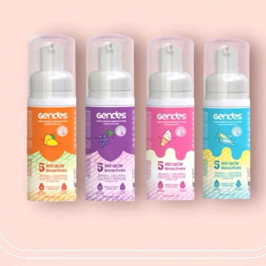 Gendosssss Sweet Aromatic Feminine Care Wash Foam 5 Miracle Bioactives Meyeimbangkan PH 55 ml