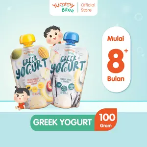 [BEST SELLER] Yummy Bites Greek Yogurt 100 GR Snack Baby/ Cemilan bayi