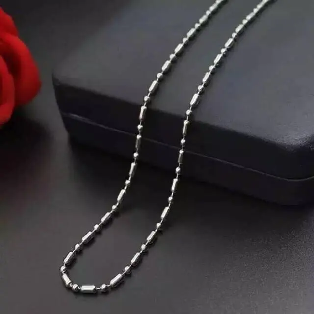 Kalung Rantai Pria Wanita Cowok Cowo Laki Laki Cewek Titanium