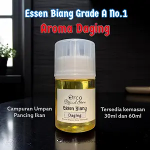 Orca Biang Essen DAGING Umpan Pancing Ikan Aroma Grade A Kualitas No.1 Kemasan 30ml dan 60ml