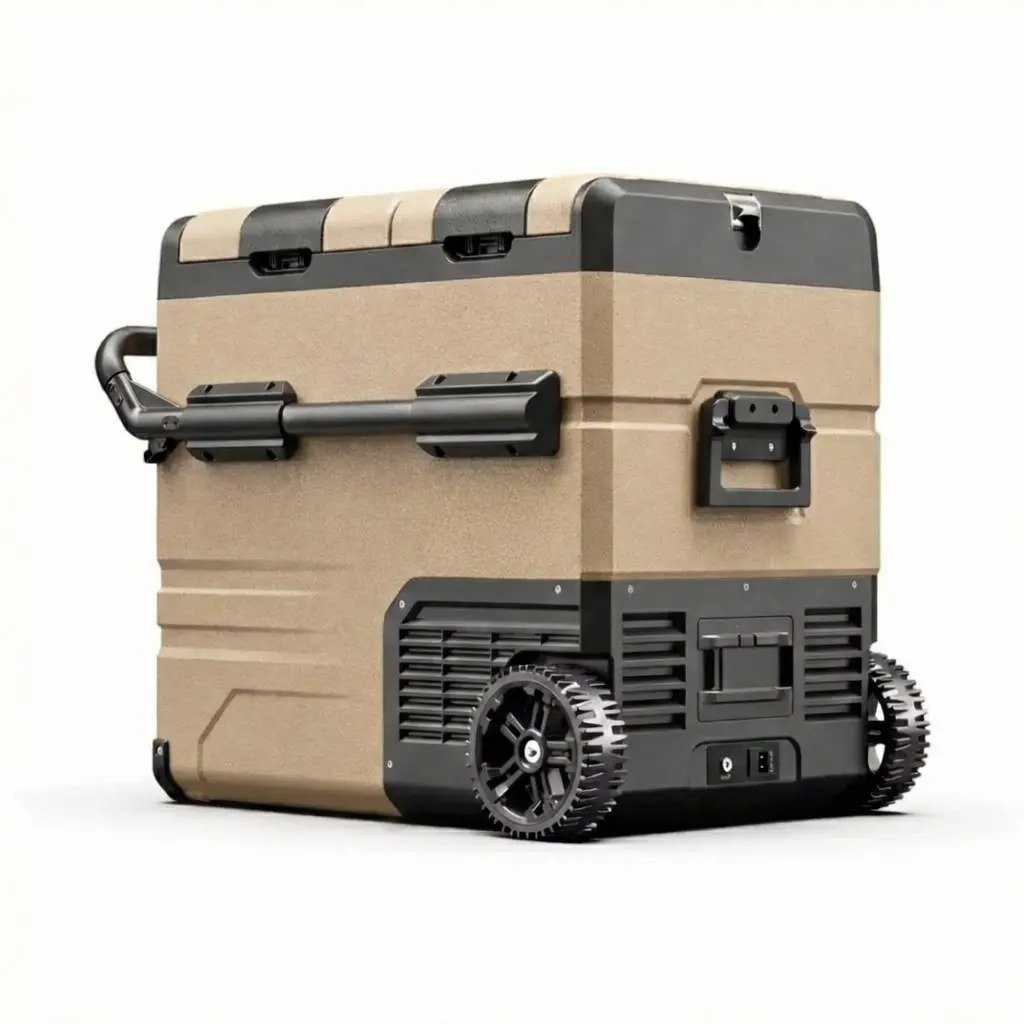 Geladeira Portátil Dual Zone com Bateria Quadrivolt para Camping e