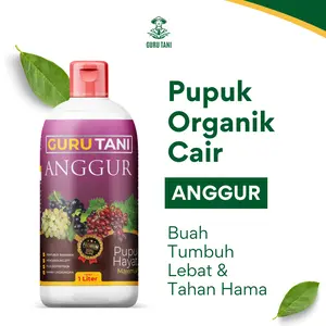 GURUTANI Pupuk Organik Cair Anggur Booster Tanaman Anggur 100% Bahan Organik Meningkatkan Pertumbuhan & Kesuburan Tanah