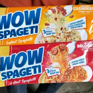 Wow spageti instan ala resto beli 2 gratis 1 pcs(3pcs)