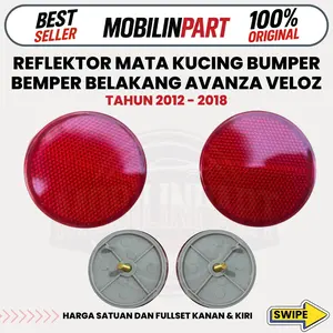 Reflektor Bemper belakang Avanza Veloz 2012-2018 | Mata Kucing Bumper Belakang Avanza Veloz