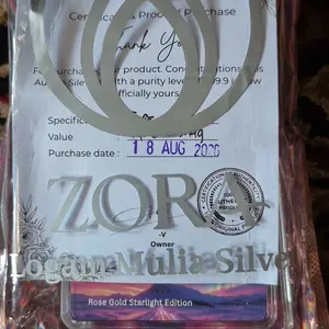 Silver Collection 1 Troy Oz - Aurora Silvera - Rare Item Collection - Fine Silver 999.9