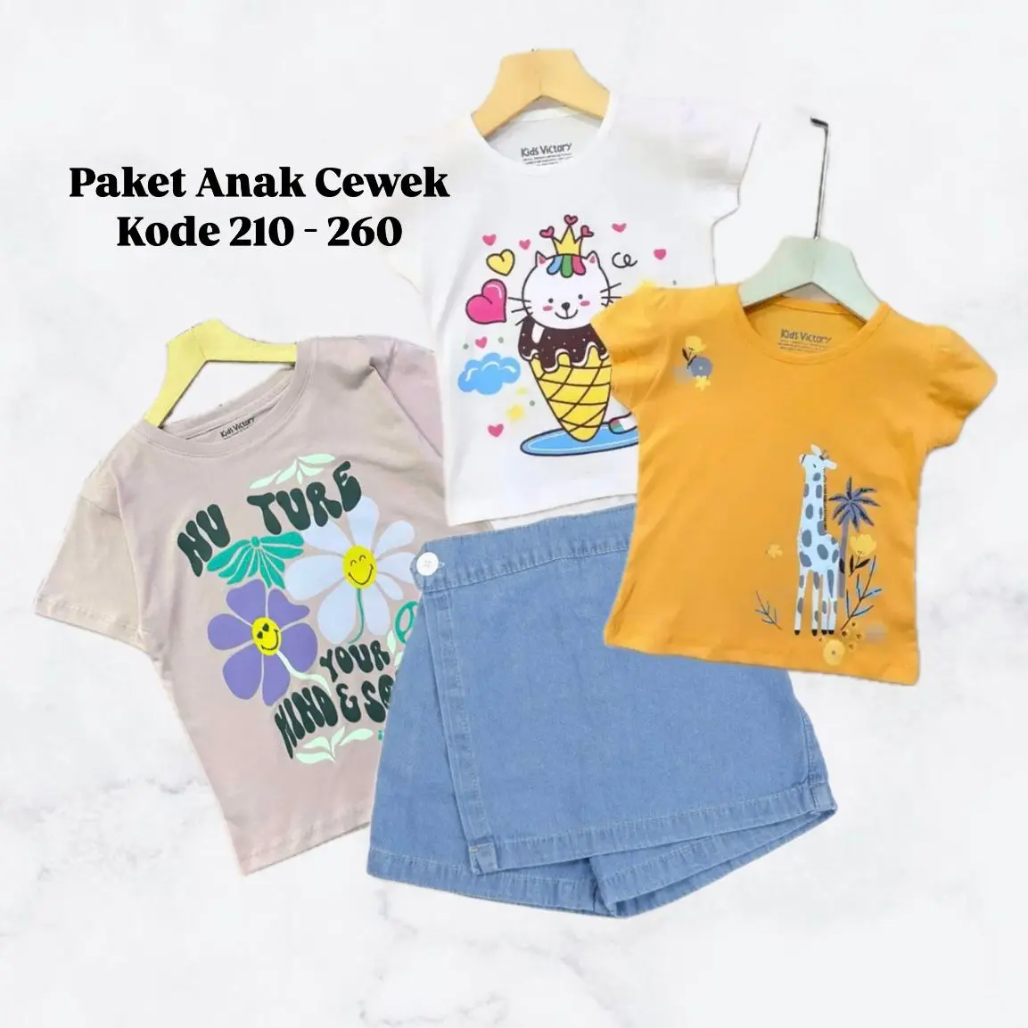 CATHEA KIDS PAKET BAJU ANAK CEWEK KODE 210-260