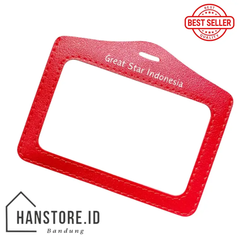 FRAME ID CARD LANDSCAPE / ID CARD HOLDER KULIT DOUBLE SIDE MIKA LANDSCAPE 5