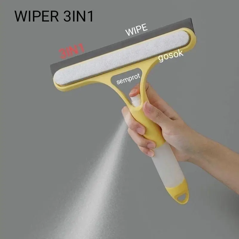 Alat Pembersih Kaca Spray 3 in 1 / Wiper Serbaguna / WINDOWS CLEANER 3IN1 4