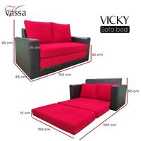 Gambar Sofabed Vicky Sofabed Minimalis By Vassa dari Vassa Sofa & Home Kab. Bogor 3 Tokopedia