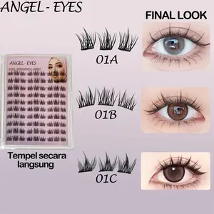 Bulu Mata Palsu Bulumata Tanpa Lem Riasan Mata 3D Look Natural Eyelash False Eyelashes Tersedia Bulu Mata