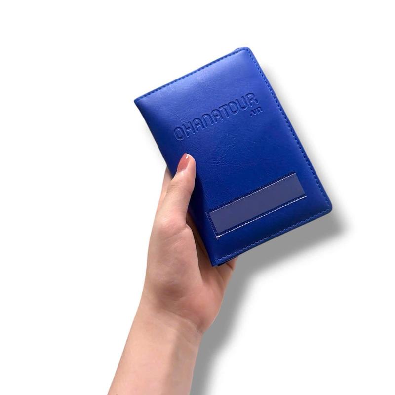 Vỏ Bọc Hộ Chiếu Bằng Da Cao Cấp - Bao Da Bảo Vệ Passport Có Khay Trong Suốt Tiện Lợi