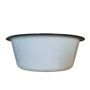 Baskom Enamel POLOS 40cm Jumbo Enamel Vintage Klasik Hajatan