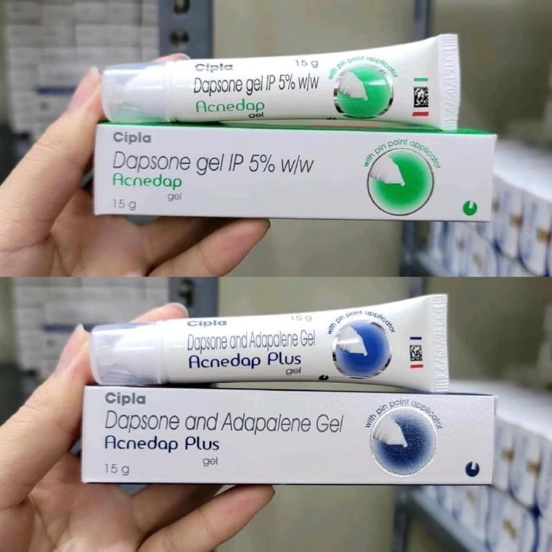 Acne.dap gel dapsone hỗ trợ chấm mụn Ấn Độ 15gram Làm Đẹp Da skinoren kem mụn Chăm Sóc Da