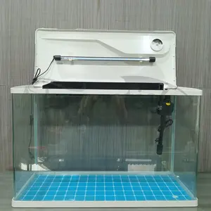 AQUARIUM 1 SET BENDING XS-820 UK.80X33X58 CM FILTER + LAMPU AKUARIUM TANK KACA