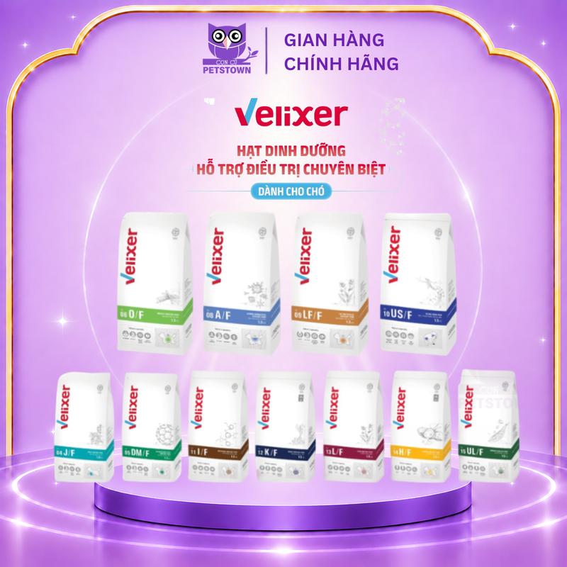 VELIXER DOG - Hạt dinh dưỡng hỗ trợ trị liệu chuyên biệt dành cho CHÓ nhập khẩu Hàn Quốc