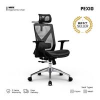 Gambar Pexio Mike Kursi Kantor Ergonomis Hitam - Versi 1.0 Foam dari Pexio Ergonomic Kab. Gianyar 3 Tokopedia