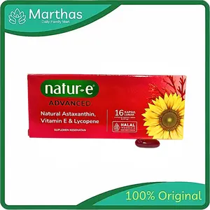 NATUR-E ADVANCED 16/32 SOFT CAPSULE - ASTAXANTHIN - SUPLEMEN KESEHATAN KULIT