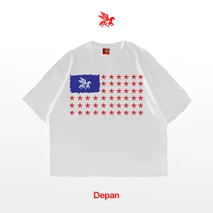 Nancy Society - Kaos Boxy Cut T-shirt Trume With Cotton Combed 24s