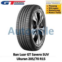 Gambar Ban Luar GT 205/70 R15 Savero SUV Tubeless Radial Mobil Onroad Driving 205/70R15 Ring 15 Bisa Pasang Nitrogen Balancing Torsi - Kirim Ban Saja dari Autoexile Kota Medan 1 Tokopedia