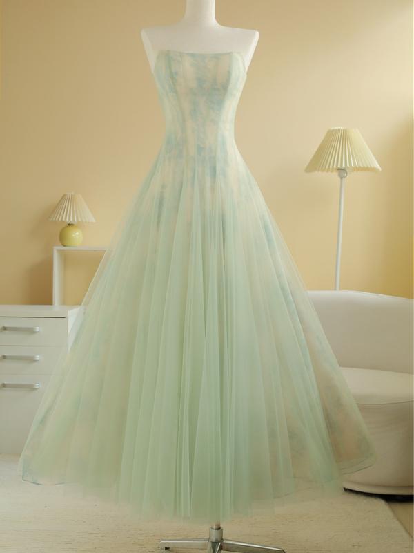 SÒ VINTAGE - DASHA Đầm lưới kèm tay choàng dáng xòe