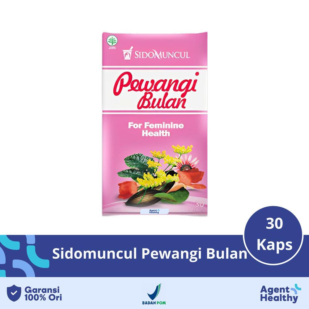 Sidomuncul Pewangi Bulan isi 30 Kapsul - Keputihan Datang Bulan