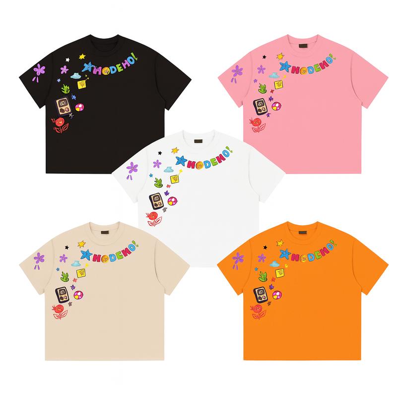 M@DENO! ÁO THUN BOXY CỔ TRÒN IN NỔI "M@DENO! x GIABAO79 UNISEX ÁO PHÔNG CỔ TRÒN NAM NỮ FORM RỘNG MÀU SẮC ĐẸP áo thun nữ cotton mịn stress wear kiểu style âu mỹ dew tee cemmery davuba