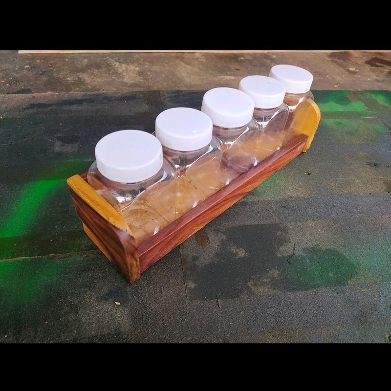 rak hias gantung serbaguna bahan kayu 3